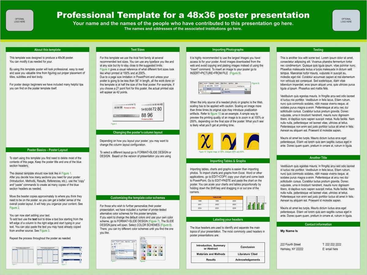 Plakat Vorlage Powerpoint Süß Großzügig Präsentation Poster Vorlage Ideen Entry Level