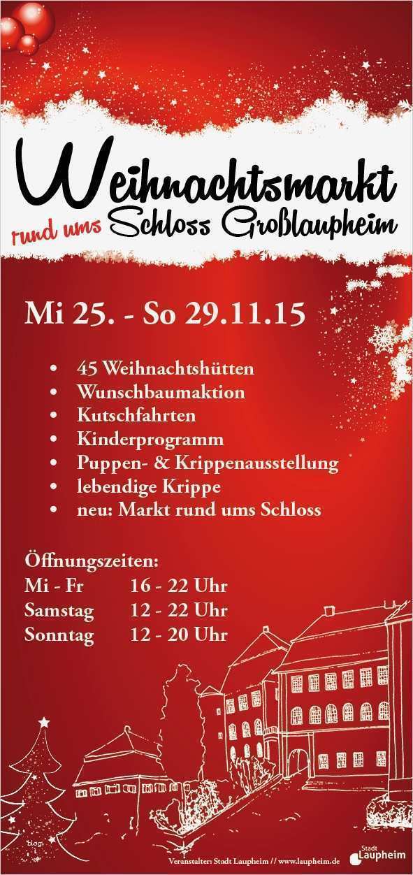 Plakat Weihnachtsmarkt Vorlage Inspiration Kulturhaus Laupheim Weihnachtsmarkt Schloss Großlaupheim