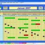 Plantafel Excel Vorlage Inspiration Urlaubsplaner
