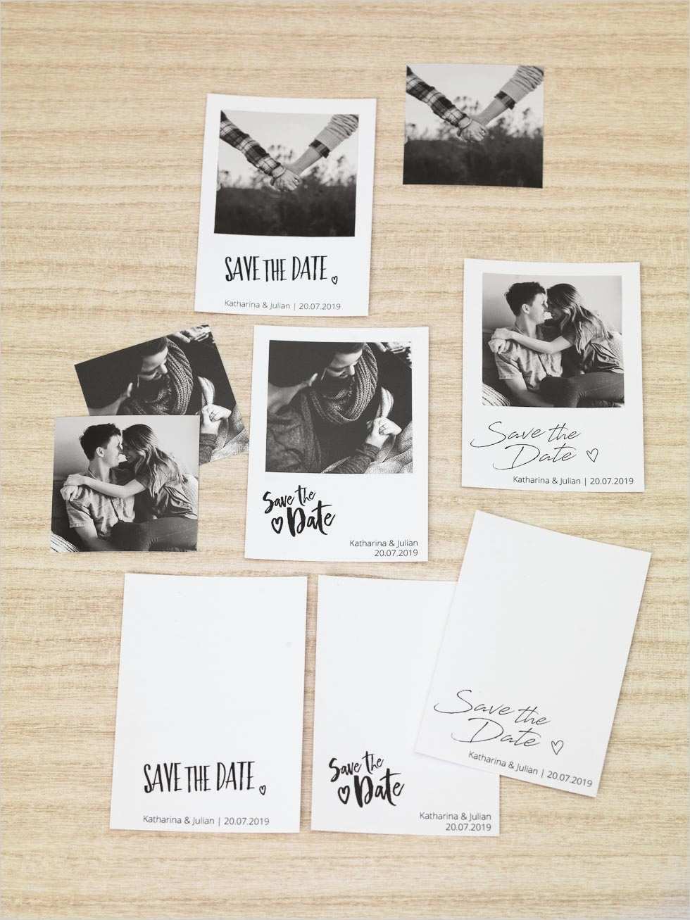 Polaroid Bilder Vorlage Einzigartig Save the Date Diy Vorlagen Für Eure Hochzeit