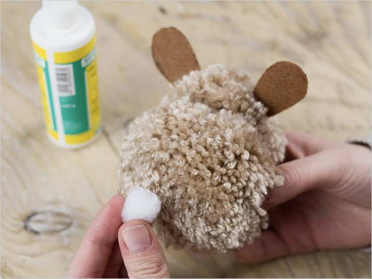 Pompon Tiere Basteln Vorlage Erstaunlich Pompon Hasen Basteln