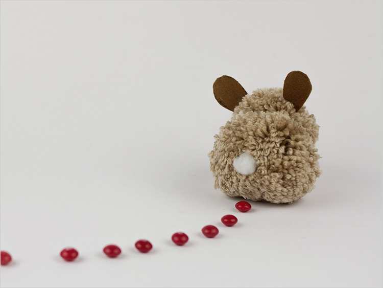 Pompon Tiere Basteln Vorlage Erstaunlich Pompon Hasen Basteln