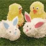 Pompon Tiere Basteln Vorlage Gut Osterbasteln Niedliche Pompom Hasen Selbst Basteln