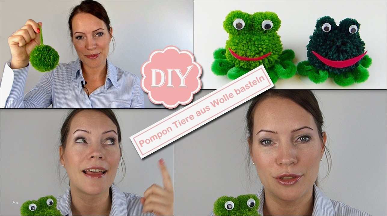 Pompon Tiere Basteln Vorlage Neu Pompon Tiere Aus Wolle Basteln
