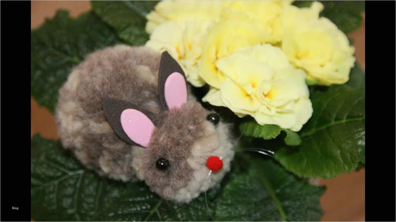 Pompon Tiere Basteln Vorlage Wunderbar Die Pompom Osterhasen Sind Los