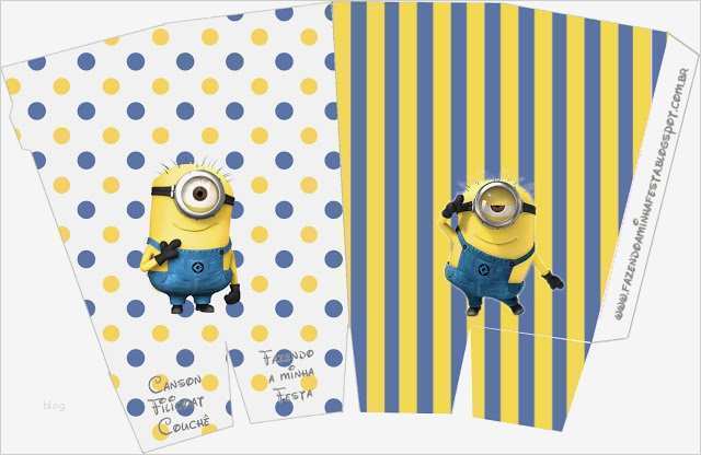 Popcorn Schachtel Vorlage Angenehm Minions Cajas Para Imprimir Gratis