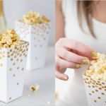Popcorn Schachtel Vorlage Erstaunlich Goldene Popcorn Schachtel