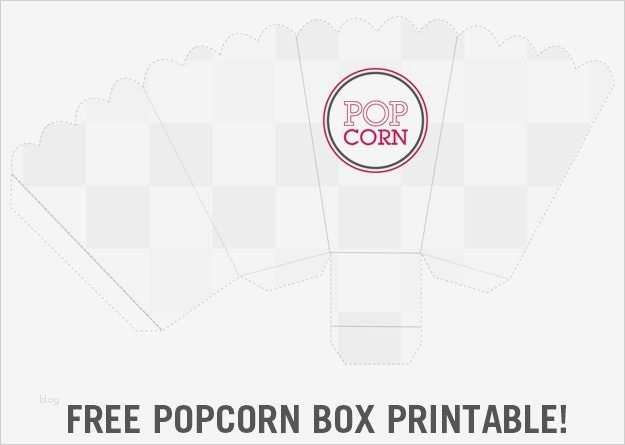Popcorn Schachtel Vorlage Fabelhaft Just Poppin In Free Popcorn Box Template Design Eat