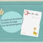 Portfolio Kindergarten Vorlagen Download Neu Kita Living
