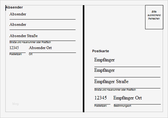 Postkarten Vorlagen Kostenlos Wunderbar Postkarten Vorlage Zum Ausdrucken – Kostenlos