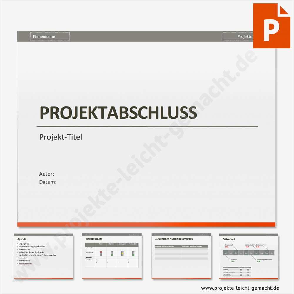 Powerpoint Countdown Vorlage Erstaunlich Vorlage Projektabschlusspräsentation