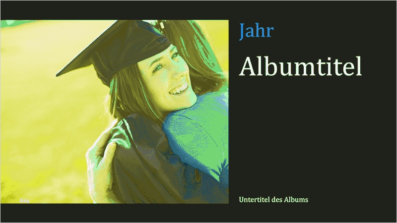 Powerpoint Fotoalbum Vorlage Wunderbar Kostenlos Download Abschluss Fotoalbum Powerpoint