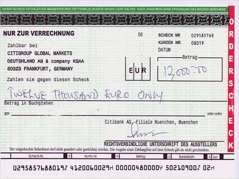 Pr Scheck Vorlage Luxus Gemütlich Bankscheck Vorlage Zeitgenössisch