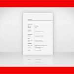 Praktikumsplatz Bewerbung Vorlage Genial 21 Lebenslauf Vordruck Designvorlagen