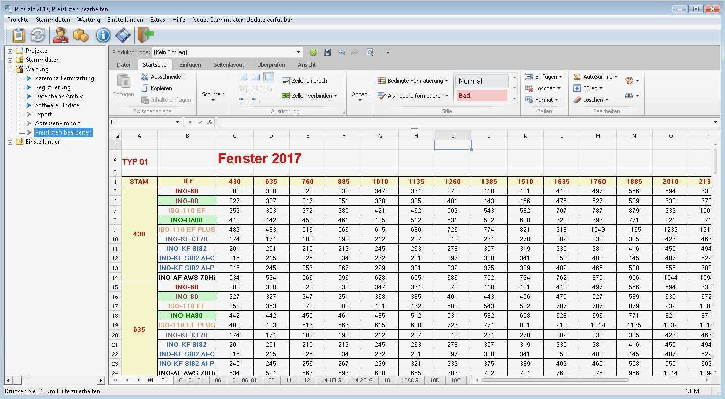 Preisliste Gastronomie Vorlage Erstaunlich Preislisten Mit Excel Anlegen Und Verwalten