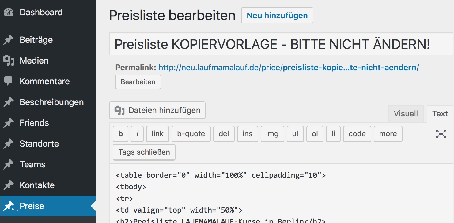 Preisliste Gastronomie Vorlage Inspiration Preisliste Vorlage Laufmamalauf