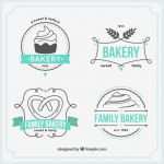 Preisschilder Vorlagen Bäckerei Erstaunlich Hand Gezeichnet Bäckerei Logos Vorlagen