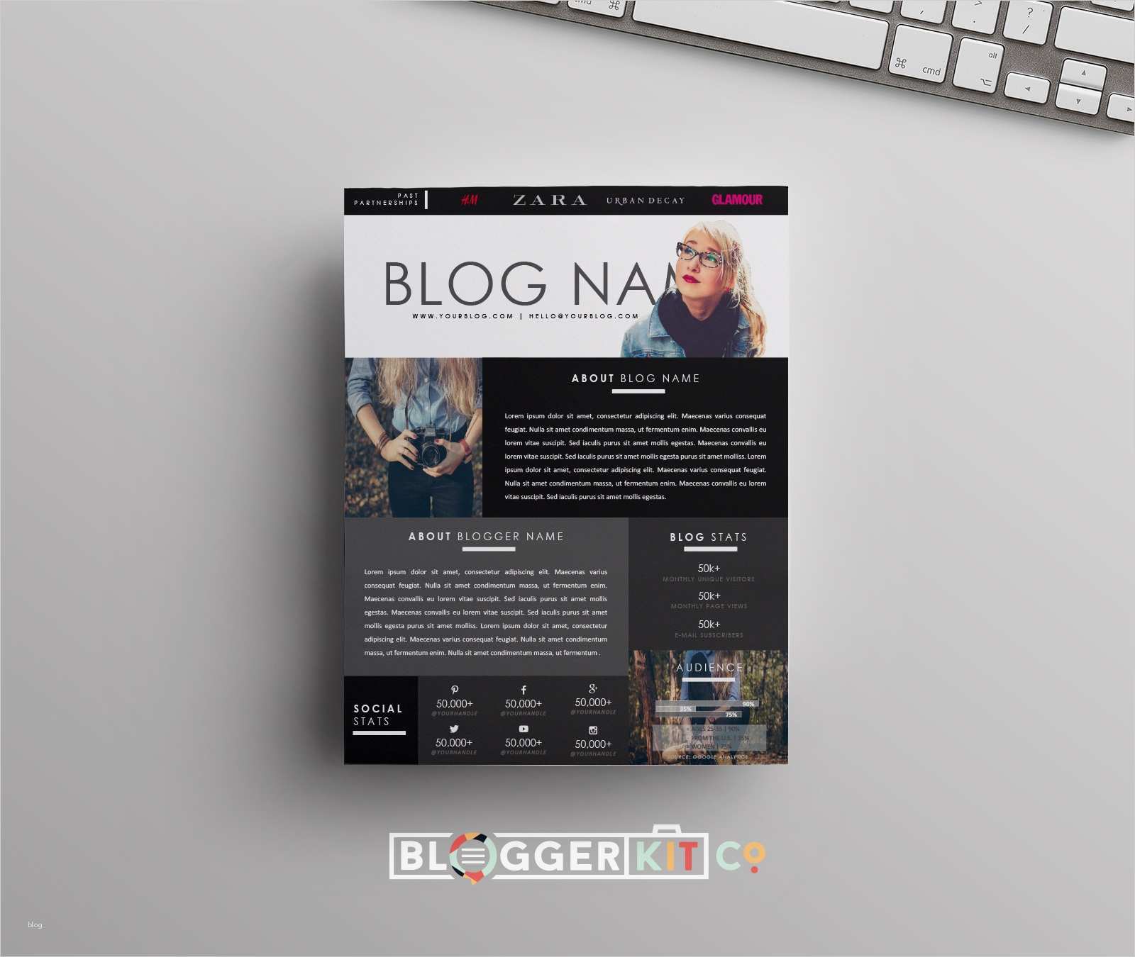 Press Kit Vorlage Großartig the Dreamer Media Kit Template
