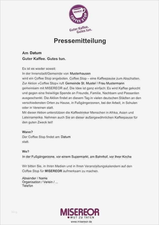 Pressemitteilung Vorlage Kostenlos Genial Ziemlich Beste Pressemitteilung Vorlage Zeitgenössisch
