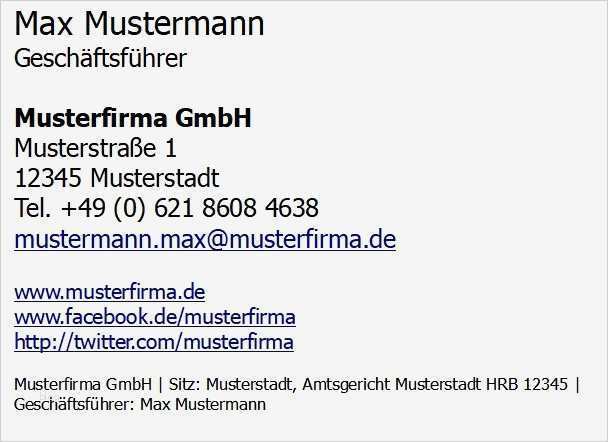 Private Signatur Vorlage Fabelhaft E Mail Signatur Signaturen Erstellen Tipps Und Muster