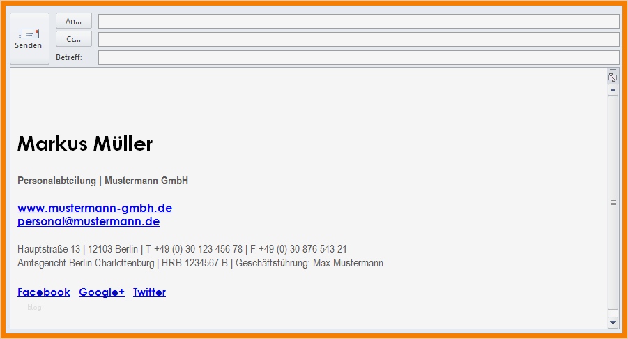 Private Signatur Vorlage Luxus 10 E Mail Signatur