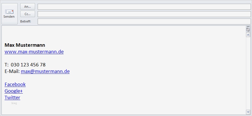 Private Signatur Vorlage Wunderbar E Mail Signatur Vorlagen