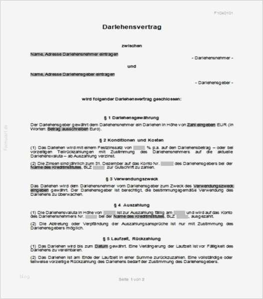 Darlehensvertrag privat Darlehensverträge