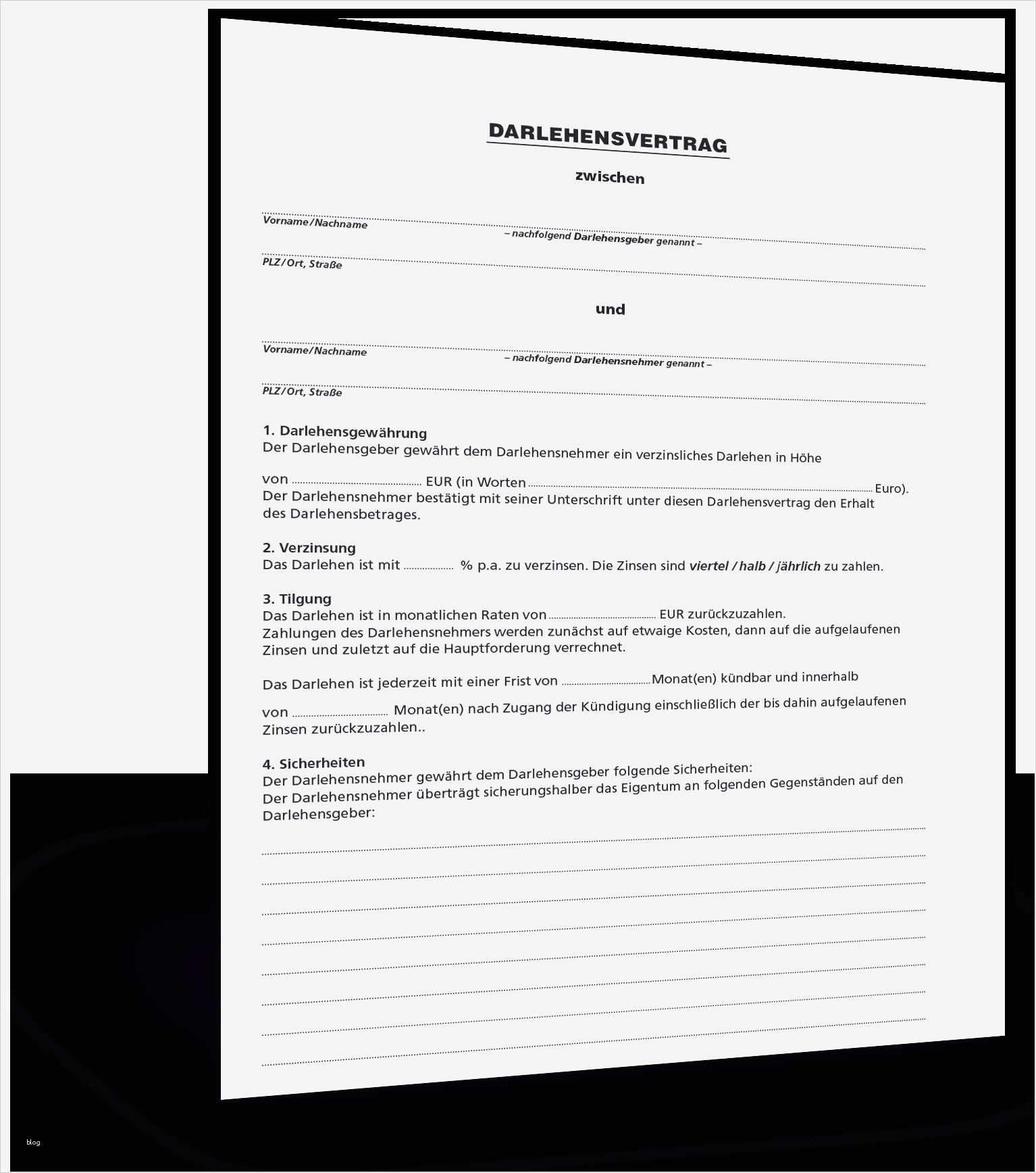 Privater Kreditvertrag Zinslos Vorlage Fabelhaft Privater Darlehensvertrag Pdf Besten Der Vollmacht Konto