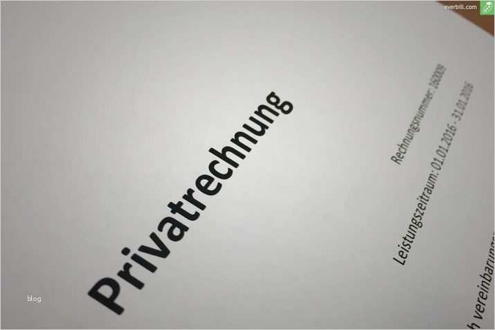 Privatrechnung Dienstleistung Vorlage Beste Privat Rechnungen Schreiben Das Gilt Es Zu Beachten