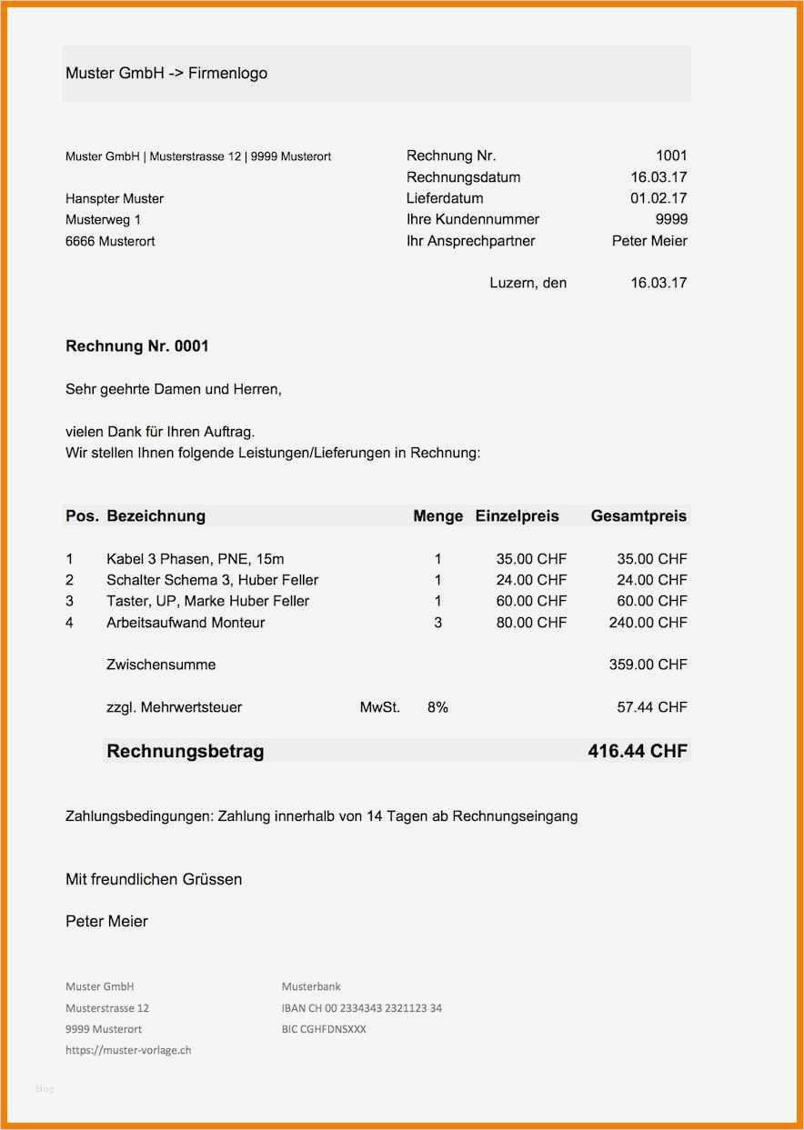 Privatrechnung Dienstleistung Vorlage Elegant 11 Vorlage Privatrechnung