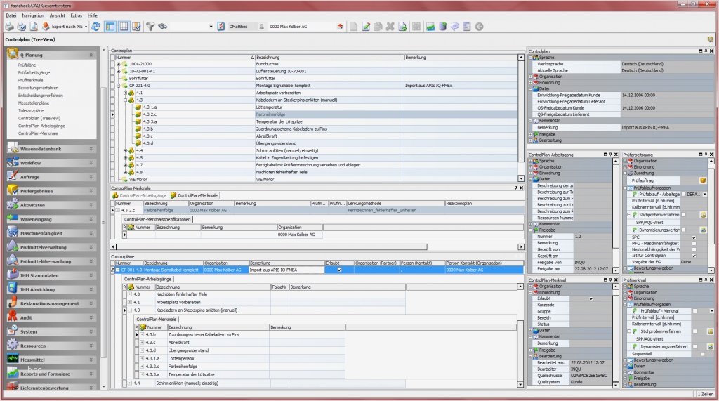 Produktionslenkungsplan Vda Vorlage Angenehm Controlplan Inqu Informatics