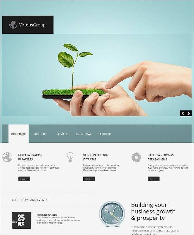 Professionelle Homepage Vorlagen Wunderbar Professionelle Homepage Vorlage Mit Blauem Header