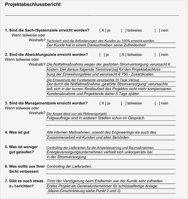 Projektabschluss Projektmanagement GPM Projekt