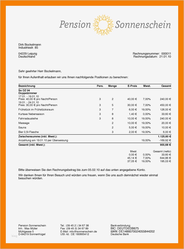 Projektabrechnung Vorlage Excel Schön 7 Vorlage Rechnung Englisch