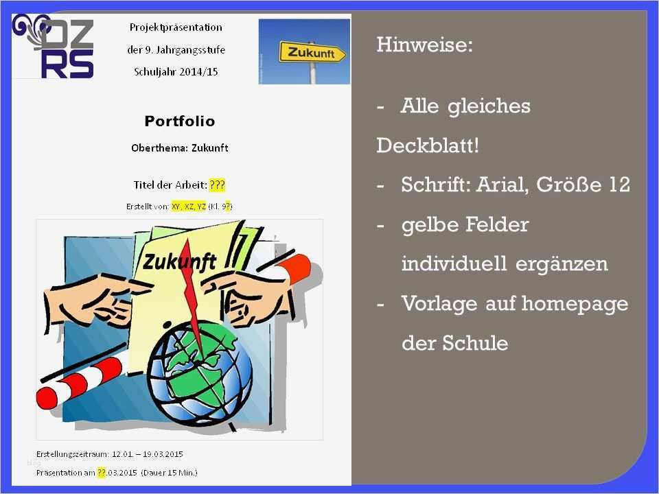 Projektarbeit Schule Vorlage Schön Projektarbeit Ppt Herunterladen