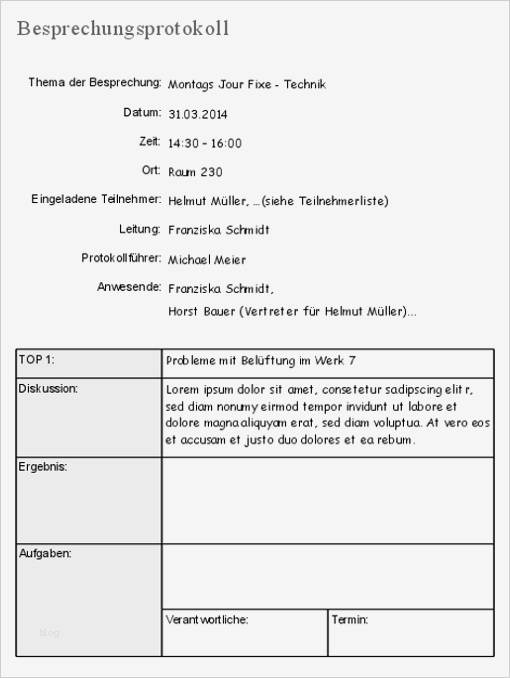 Protokoll Betriebsversammlung Vorlage Bewundernswert Meeting Vorlage Und Tipps Fürs Besprechungsprotokoll