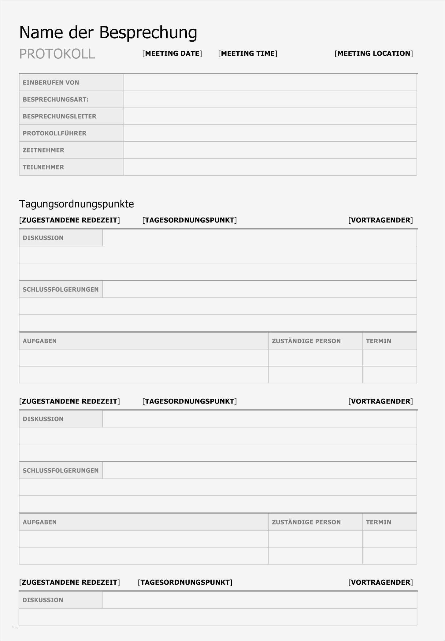 Protokoll Vorlage Word Download Erstaunlich Bürgschaft Vorlage Pdf – Vorlagen Kostenlos