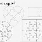 Puzzle Ausdrucken Vorlage Genial Blanko Puzzle In Verschiedenen formen