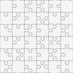 Puzzle Vorlage A4 Erstaunlich &quot;48 Jigsaw Puzzle Leere Vorlage Oder Schneiden Leitlinien