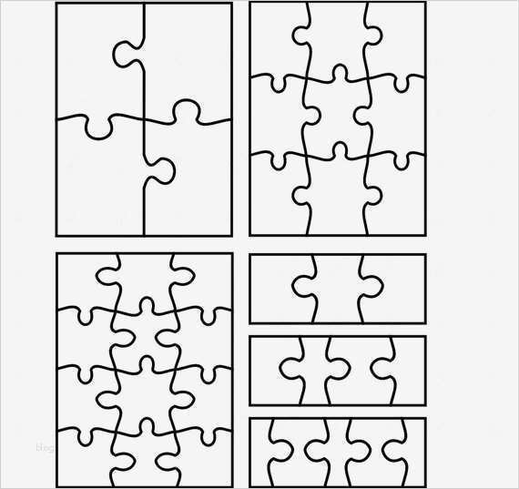 Puzzle Vorlage A4 Wunderbar Jigsaw Puzzle Template Pdf and Clipart Set 300 Dpi