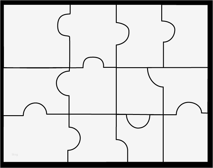 Puzzle Vorlage Word Neu Puzzle Pieces Template Clipart Best