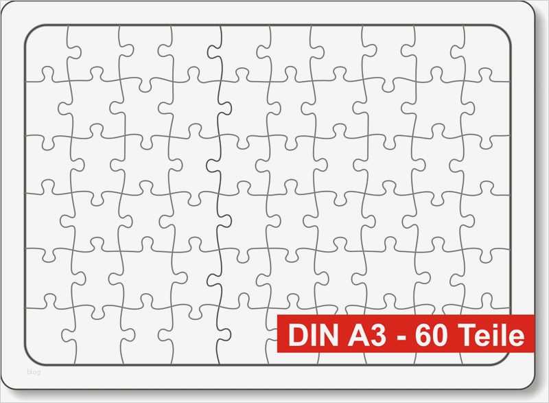 Puzzle Vorlage Zum Ausschneiden Erstaunlich Rahmen Blanko Puzzle Blankopuzzle Fast Din A3 39 X 28