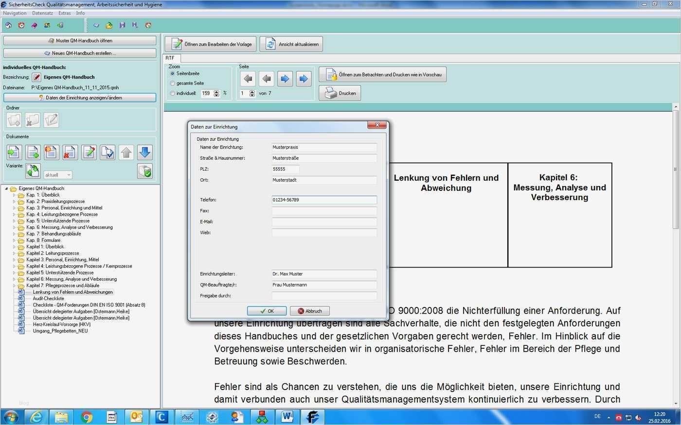 Qm In Der Zahnarztpraxis Vorlagen Elegant Qualitätsmanagement Arbeitssicherheit Und Hygiene
