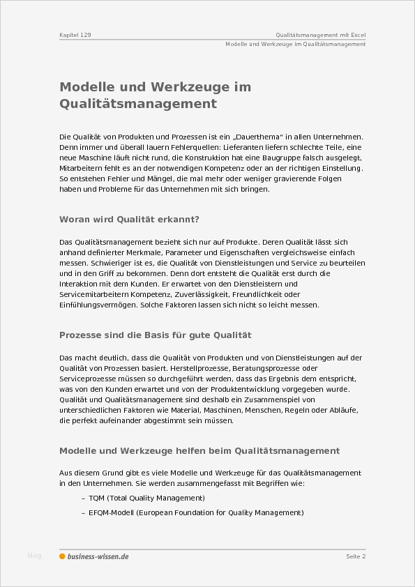 Qualitätsmanagement Excel Vorlagen Best Of Qualitätsmanagement Mit Excel – Management Handbuch