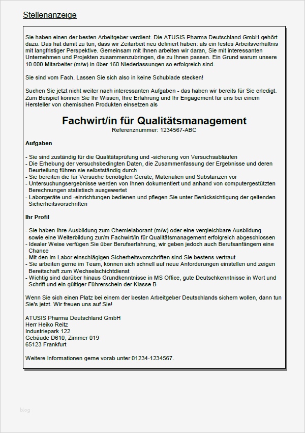 Qualitätsmanagement Zahnarztpraxis Vorlagen Gut Bewerbung Fachwirtin Für Qualitätsmanagement