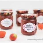 Quartett Selber Machen Vorlage Cool Quartett Fürs Etikett Erdbeermarmelade Unsere Kleine