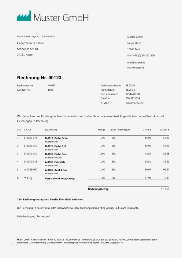 Rechnung Autoverkauf Vorlage Schön Rechnungsvorlage Word Rechnungsmuster I Weclapp