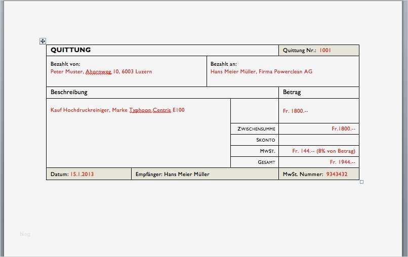 Rechnung Barzahlung Vorlage Bewundernswert Rechnung Vorlage Schweiz Word Und Excel