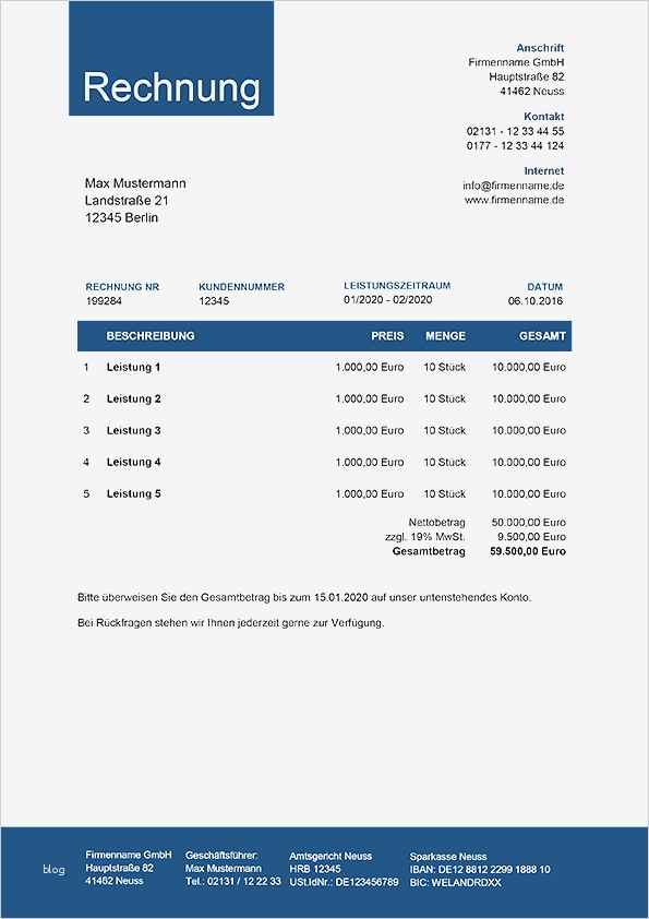 Rechnung Barzahlung Vorlage Erstaunlich Kleinunternehmer Rechnung Rechnungsvorlagen Für