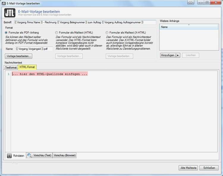 Rechnung E Mail Vorlage Bewundernswert Jtl Wawi Email Vorlage HTML Design 01